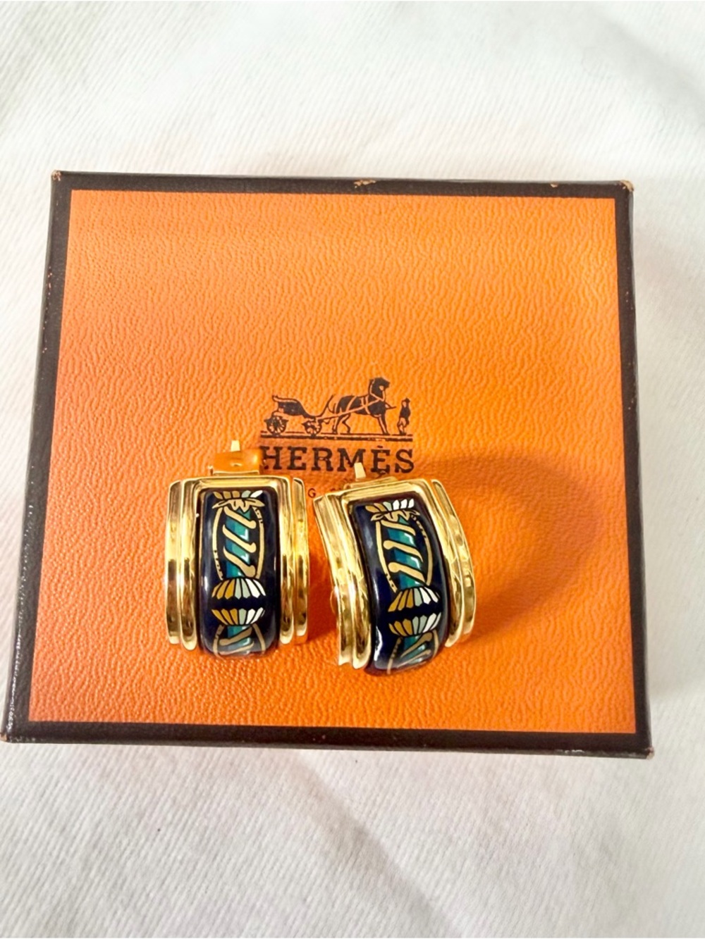 Hermes Vintage Earrings